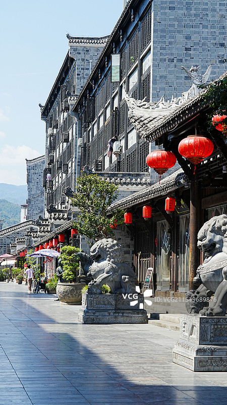 石泉县 古街图片素材