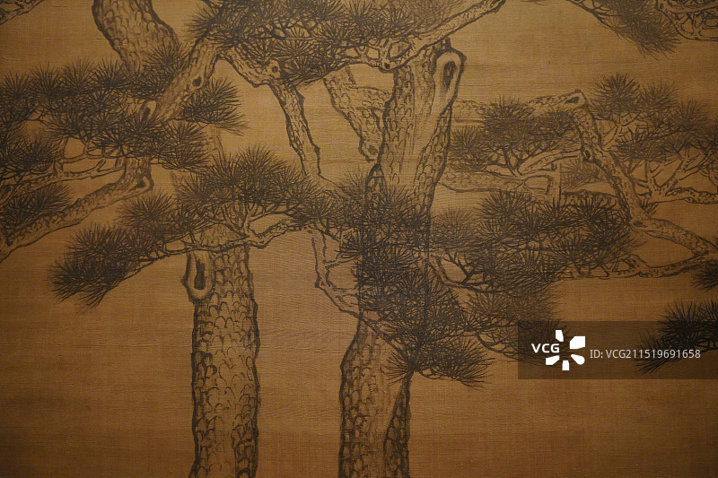 上海博物馆书法和绘画展图片素材