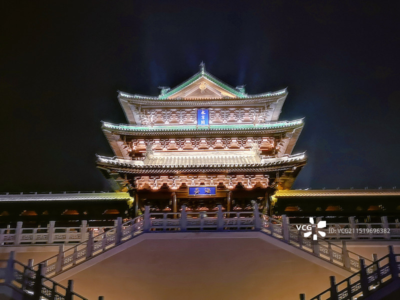 世园公园，永宁阁图片素材