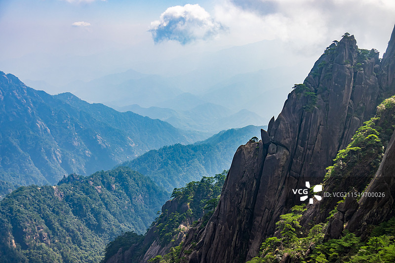 安徽黄山风景区摩崖石刻图片素材