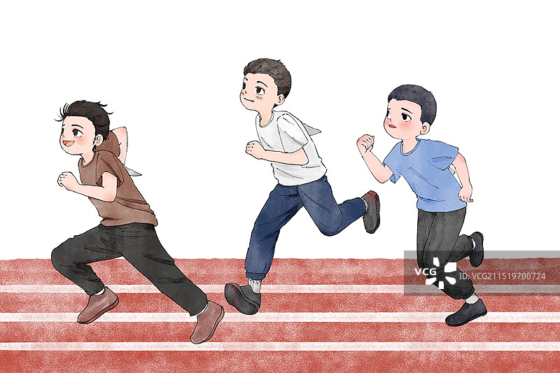 运动会跑步图片素材