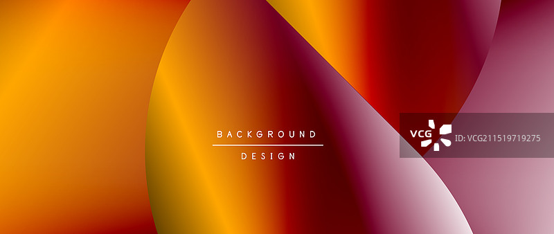 渐变的圆形和圆形图案，简约风格图片素材