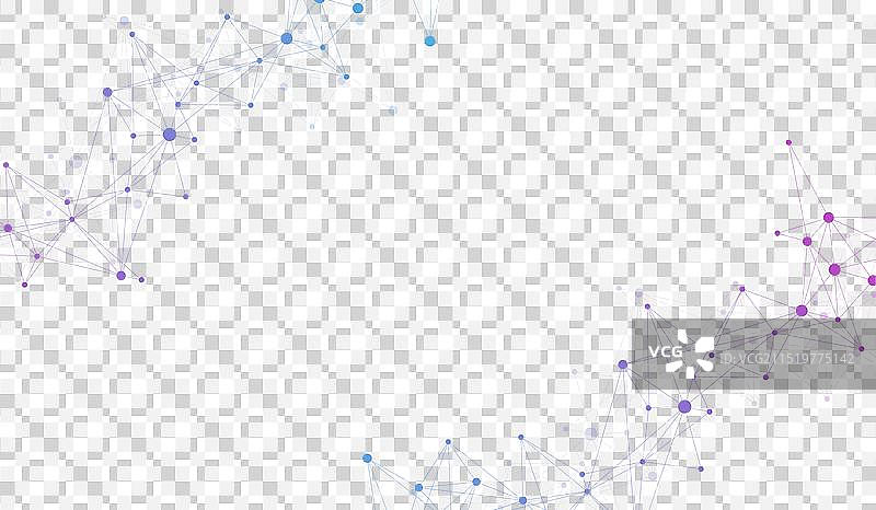 连接点和线的抽象几何图片素材