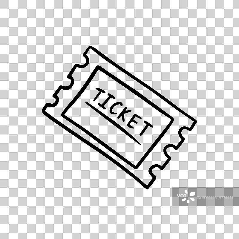 手绘涂鸦票据图片素材