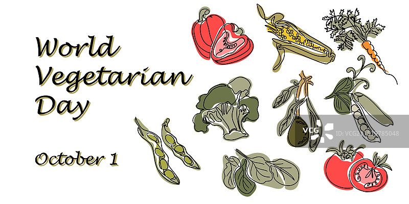 世界素食日蔬菜banner图片素材