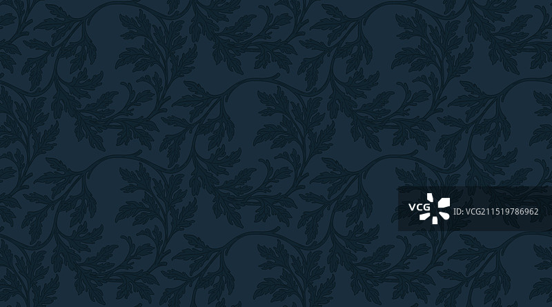 复古花卉无缝图案图片素材