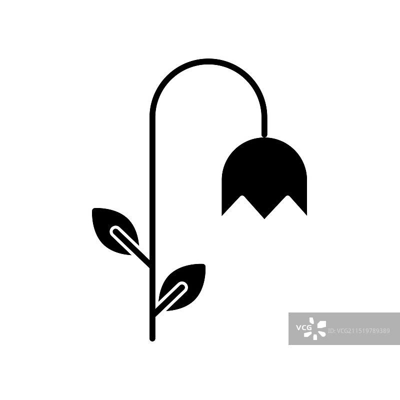 枯萎的花朵图标集植物死亡和枯萎图片素材