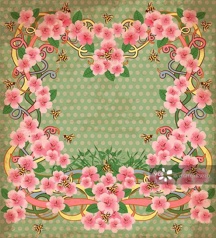 新艺术风格的春天壁纸图片素材