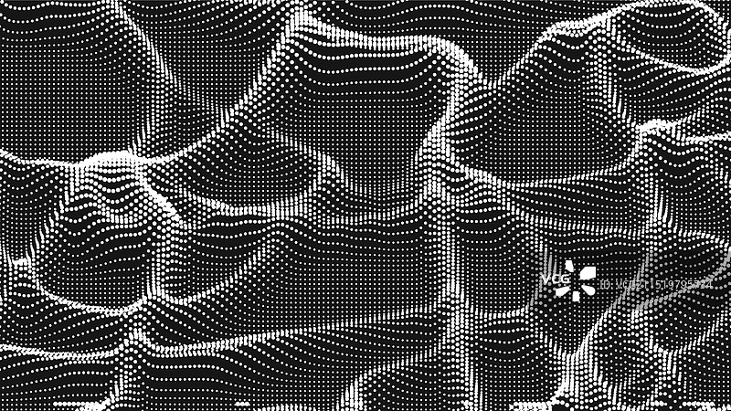 波浪纹理抽象点图片素材