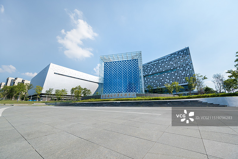 成都天府新区成都超算中心（国家超级计算成都中心）白昼晴天图片素材