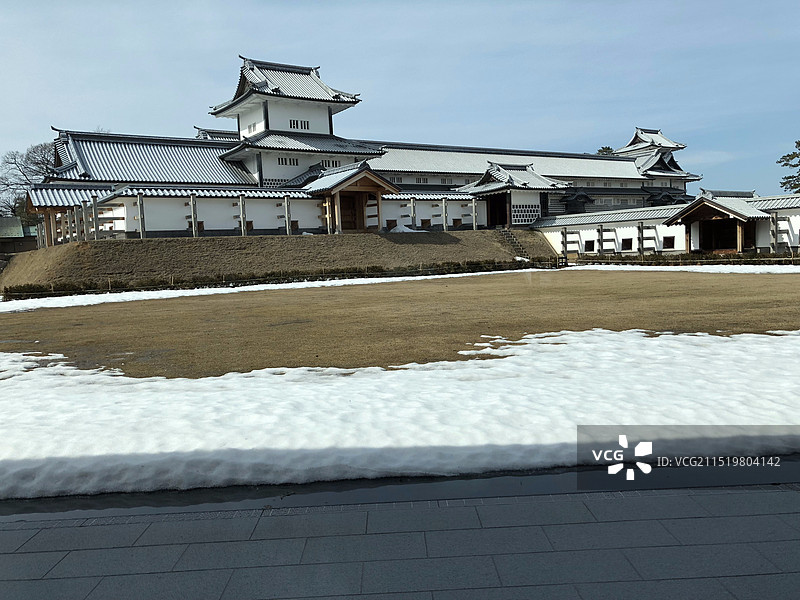 日本石川县冬季雪景随拍图片素材