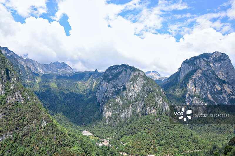 神秘的巴拉格宗图片素材