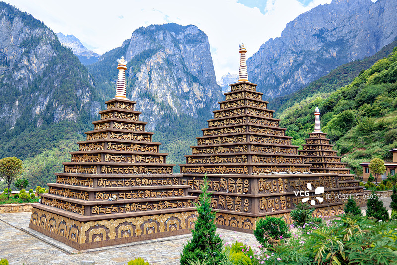 神秘的巴拉格宗图片素材