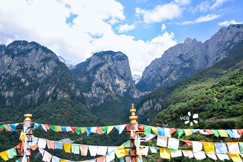 神秘的巴拉格宗图片素材