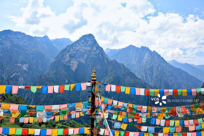 神秘的巴拉格宗图片素材