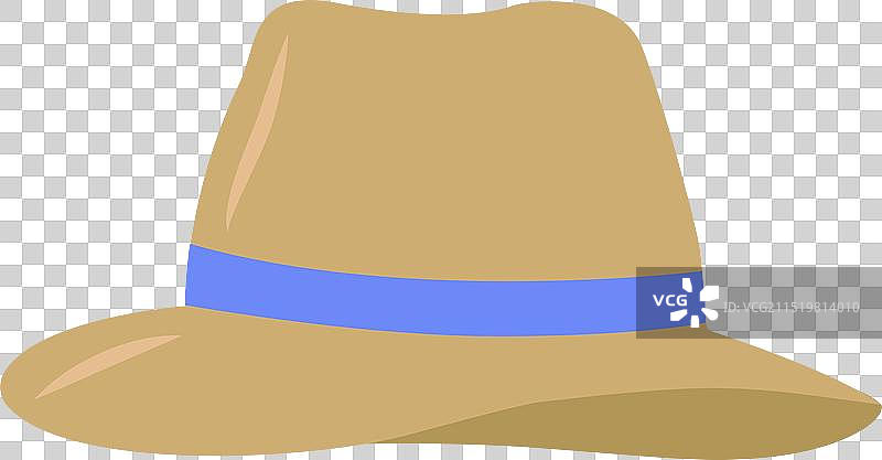 戴毡帽的男人图片素材