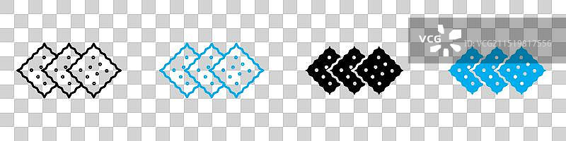 零食开胃菜派对饼干图标图片素材