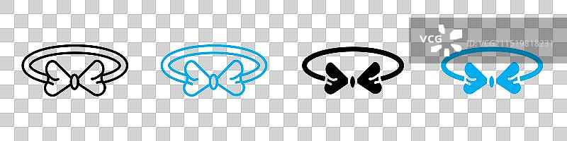 发圈图标，适用于发饰图片素材