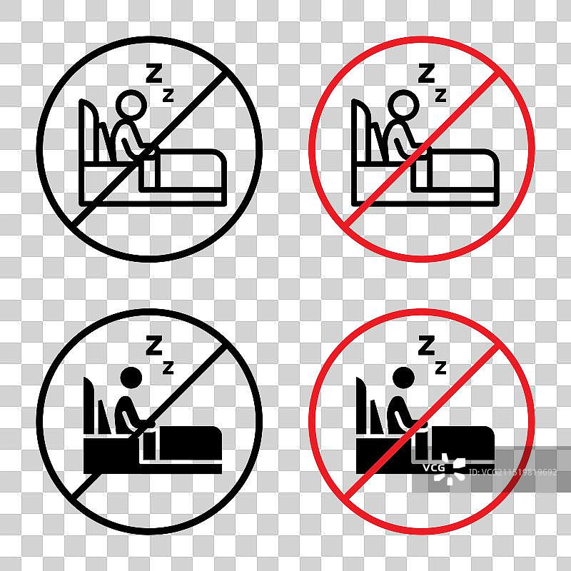 学校规章制度禁止在外过夜的标志图片素材