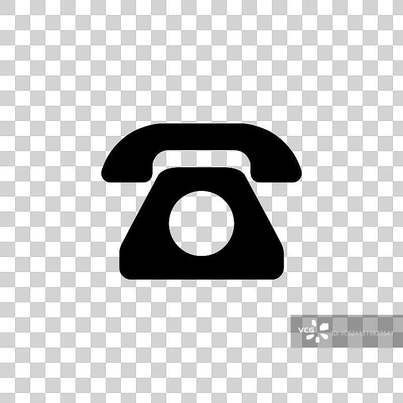 老式设计办公电话图标图片素材