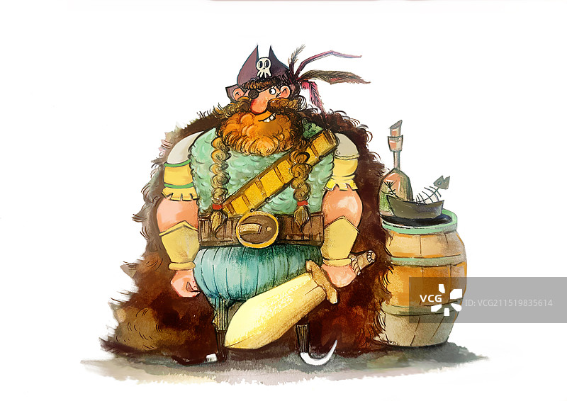 水彩人物图片素材