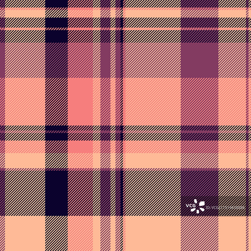 秋季格子布背景无缝纹理图片素材