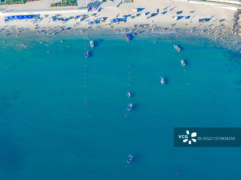 航拍官湖沙滩图片素材