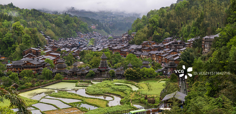 黔东南州黎平佳所侗寨旅游景区图片素材