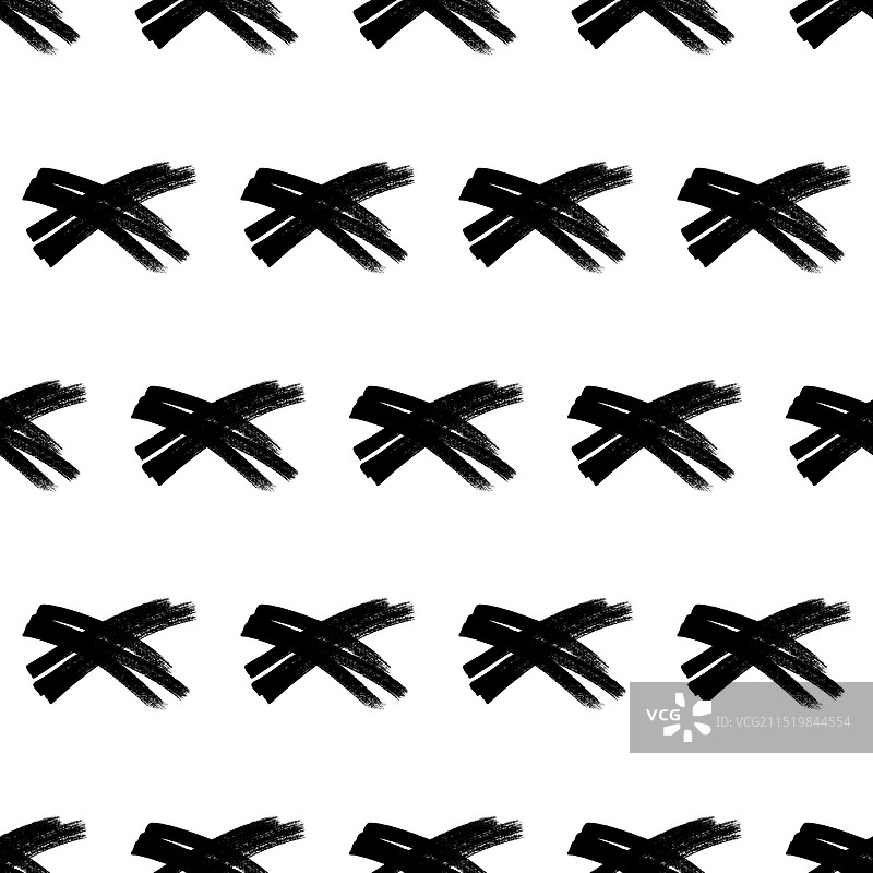 手绘十字符号无缝图案图片素材