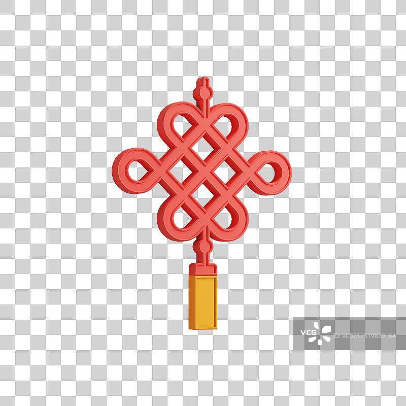 立体中国结元素图片素材