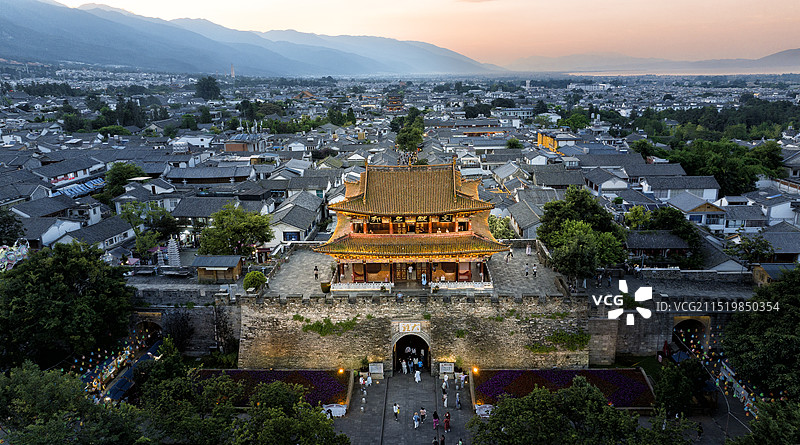 云南大理古城图片素材