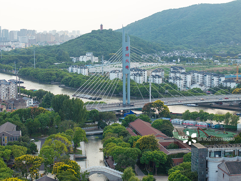 江苏无锡运河艺术公园图片素材