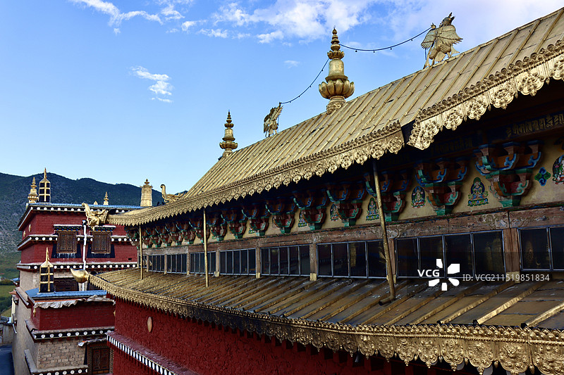 香格里拉·松赞林寺图片素材