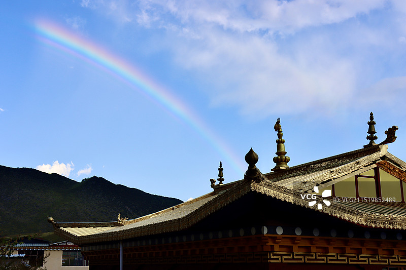 香格里拉·松赞林寺图片素材