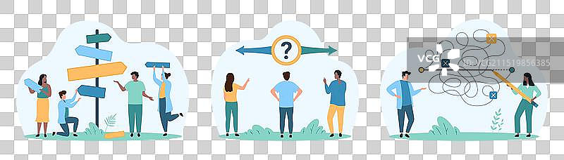 问题选择决策集图片素材