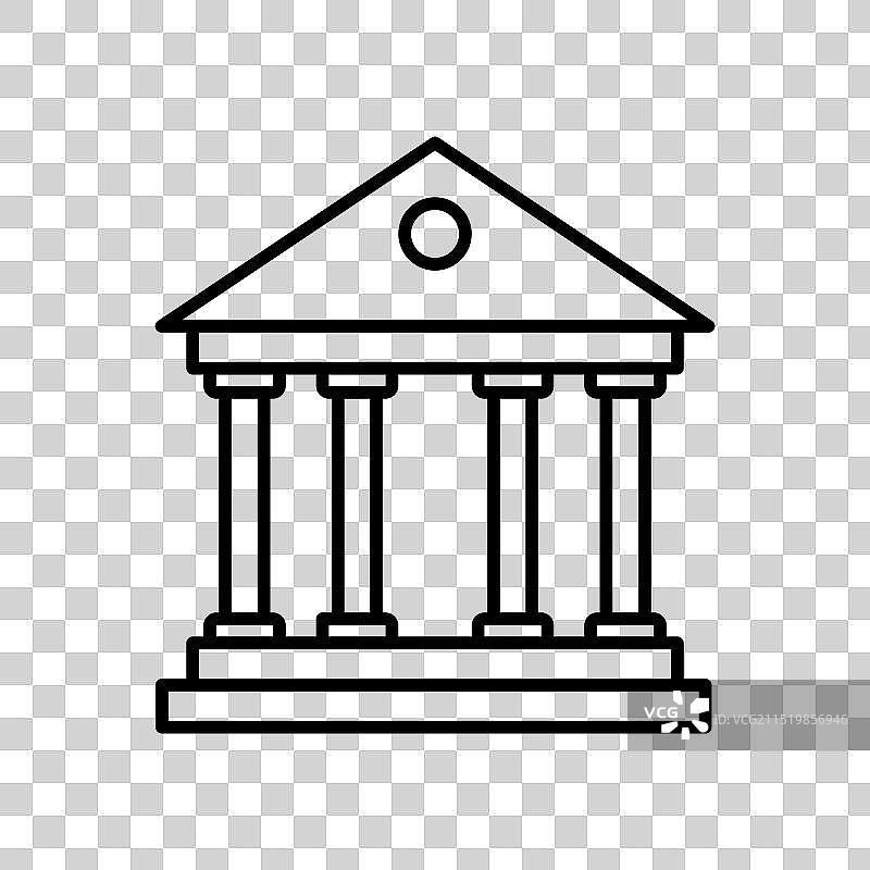 金融银行大楼图标图片素材
