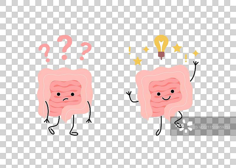 肠道健康问题示意图图片素材