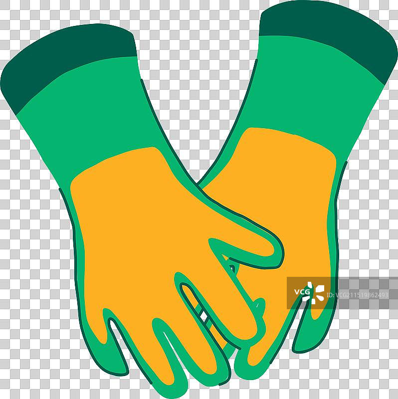 工人手套焊接卡通图片素材