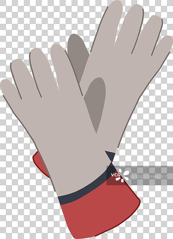 焊接卡通工厂手套图片素材