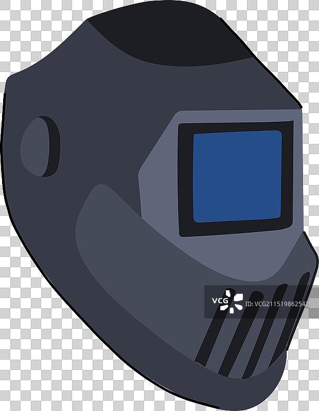 金属焊接头盔卡通图片素材