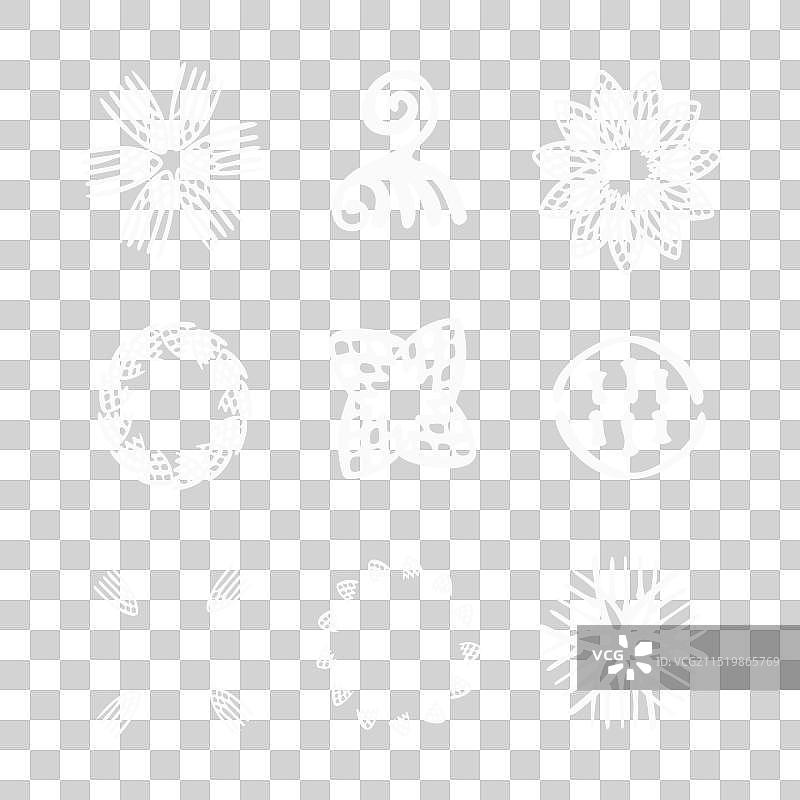 桃色植物纹理图案集合图片素材