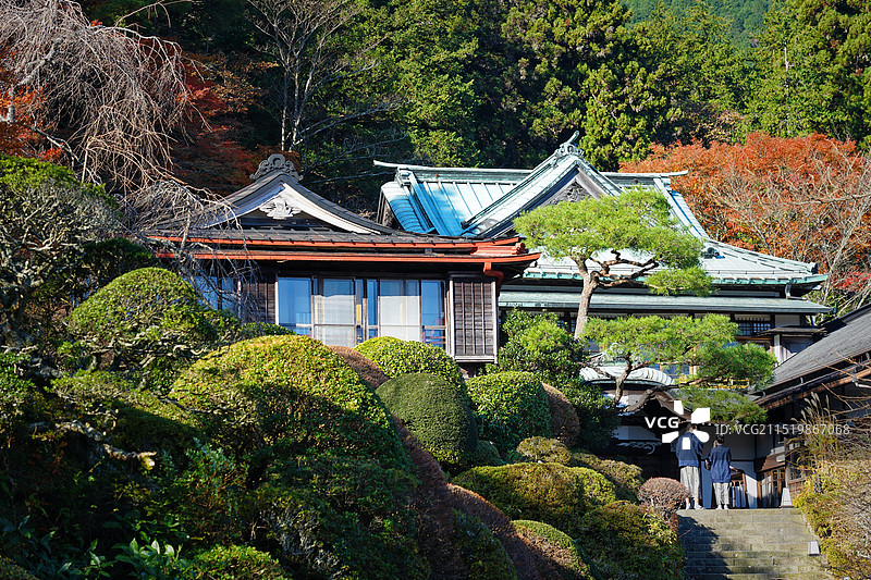 日本箱根，三河屋旅馆图片素材