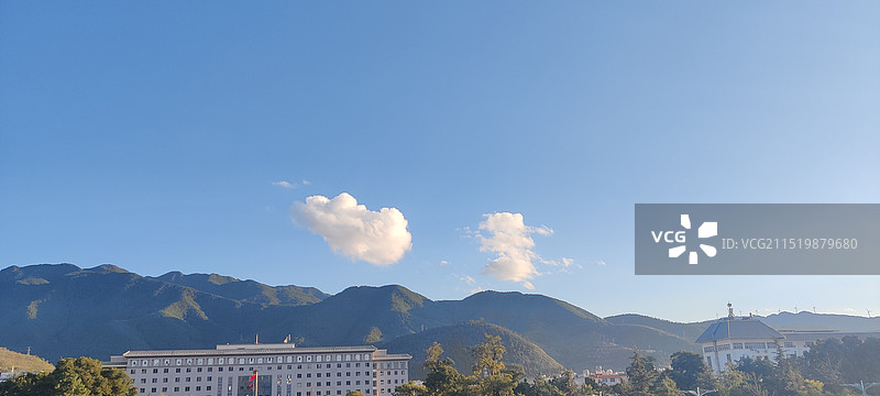 在云南会泽县的那些景色（城市与天空）图片素材