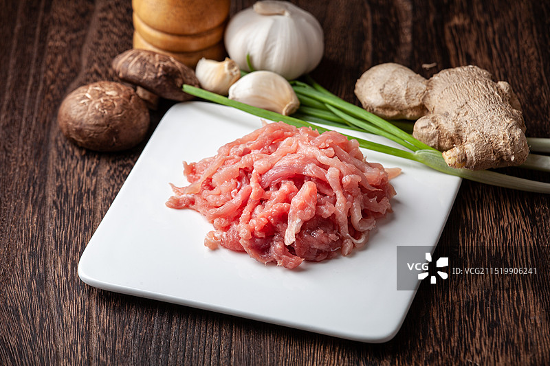 猪肉丝图片素材