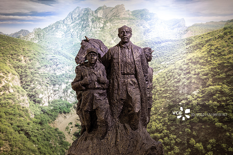 石家庄华北军区烈士陵园图片素材