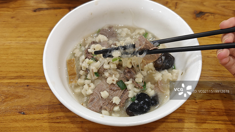 西安羊肉泡馍图片素材