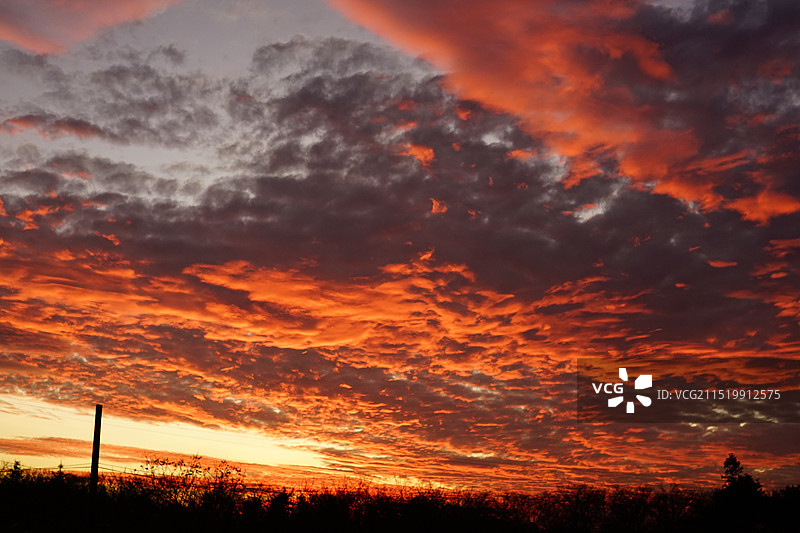 郴州晚霞图片素材