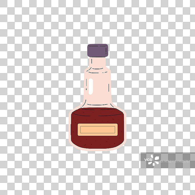 醋瓶特写图片素材