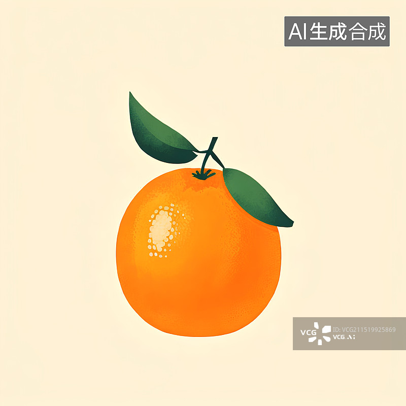 【AI数字艺术】手绘插画，橙子，橘子，水果，沃柑，砂糖橘，春节新年，传统节日图片素材