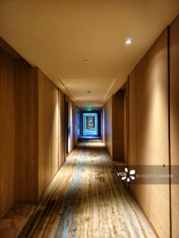 希尔顿酒店走廊图片素材